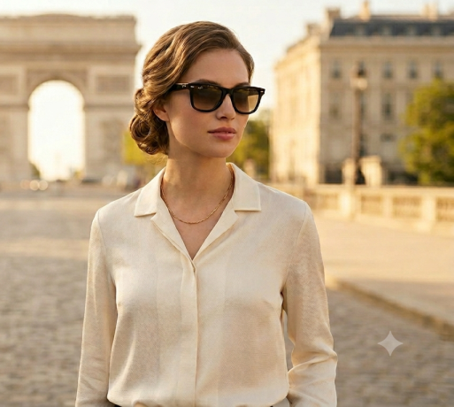 Ray-Ban Wayfarer კლასიკური მზის სათვალე გრადიენტული ლინზებით