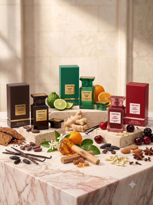 Tom Ford – Premium Private Collection (Tobacco Vanille / Azure Lime / Lost Cherry) უნისექს  სუნამო